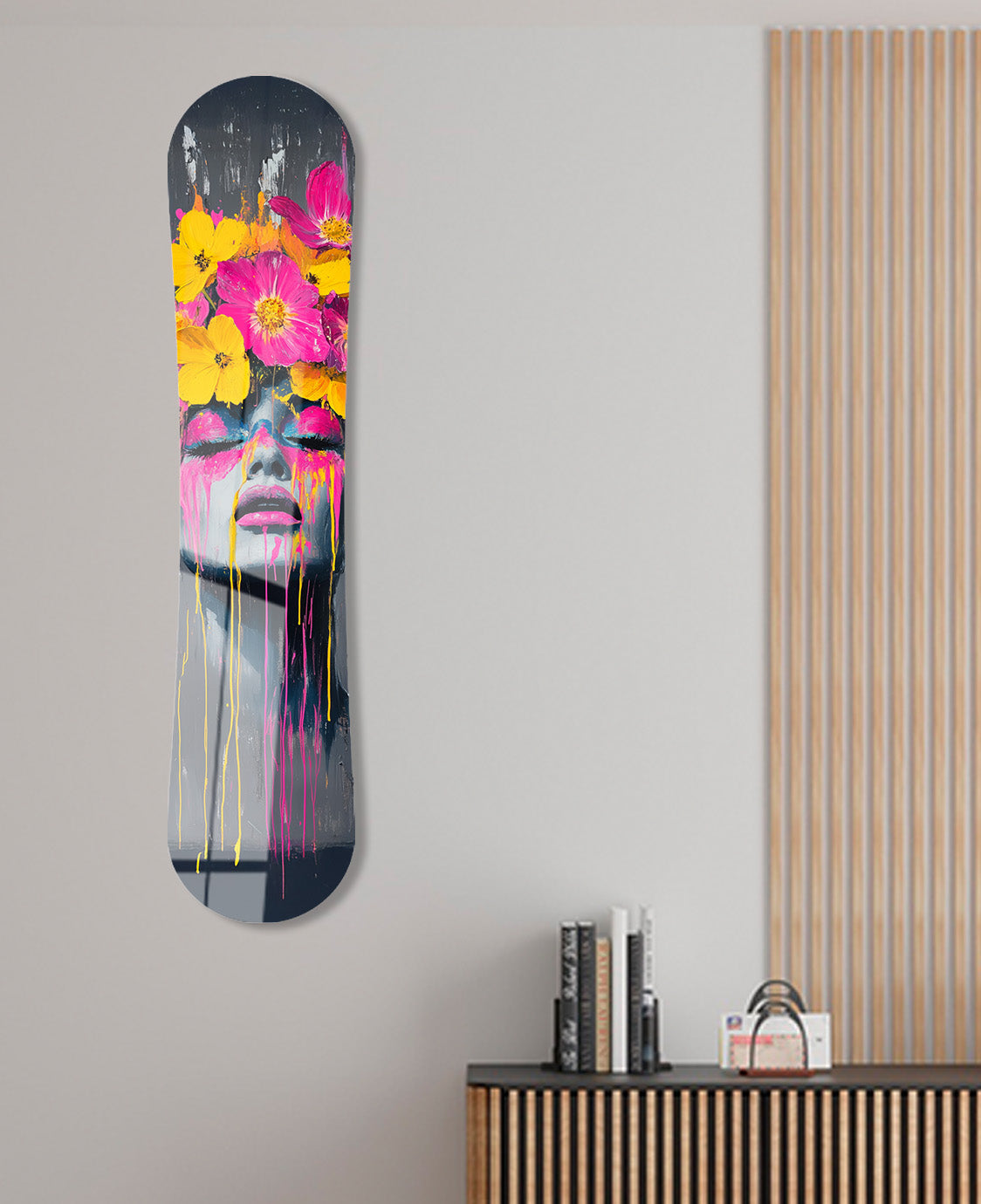Yüzünden Akan Boyalar - Snowboard