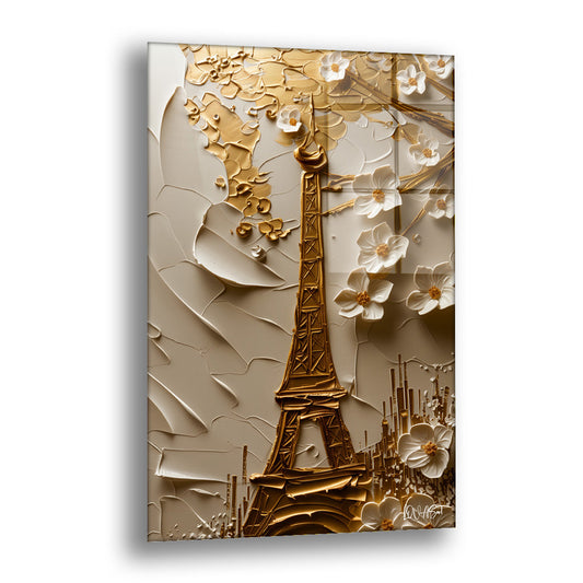 Altın Paris - Cam Tablo