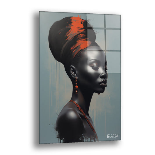 Afrikan Güzellemesi - Cam Tablo