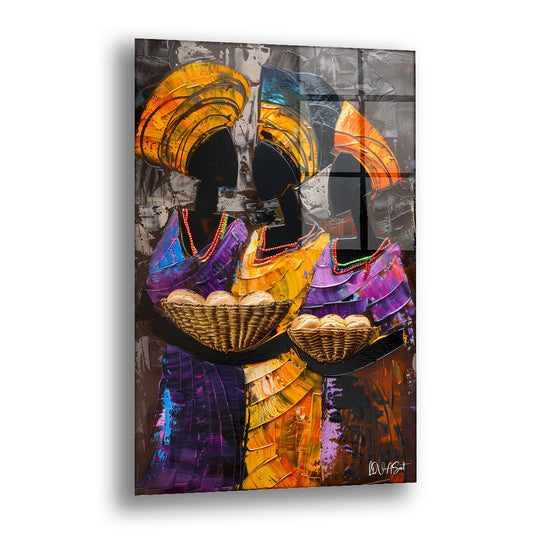 Afrikan Sadeliği - Cam Tablo