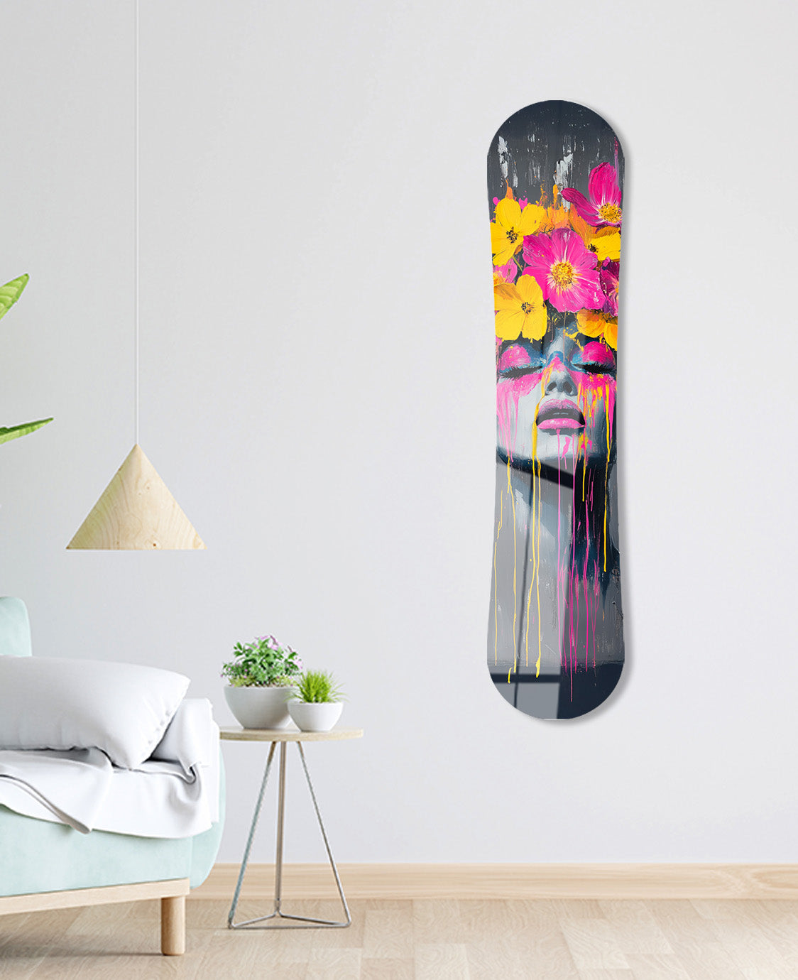 Yüzünden Akan Boyalar - Snowboard