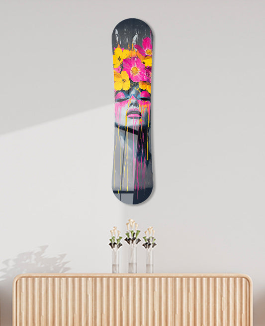 Yüzünden Akan Boyalar - Snowboard