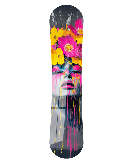 Yüzünden Akan Boyalar - Snowboard